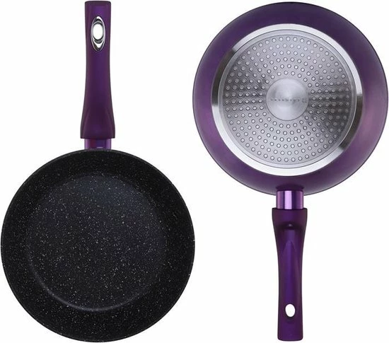 EDENBERG Edënbërg Purple Line - 15-delige Luxe Pannenset Van Gesmeed Aluminium 11 EDENBERG Edënbërg Purple Line - 15-delige Luxe Pannenset Van Gesmeed Aluminium - Afbeelding 9