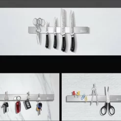 Paudin Premium Hygiënische Magneetstrip - Extra Lange 45 Centimeter Magnetische Messenhouder - Messenblok - Messenstrip- Black Friday - Sint En Kerst -Maxwell & Williams winkel 550x487 2