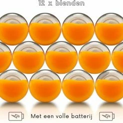 Blend In - Blender To Go - Smoothie Maker - Oplaadbare Mini Blender - Smoothies & Shakes - Draadloos & Draagbaar - Fruit Mixer - USB Oplaadbaar - 350ML - Roze -Maxwell & Williams winkel 550x494 4