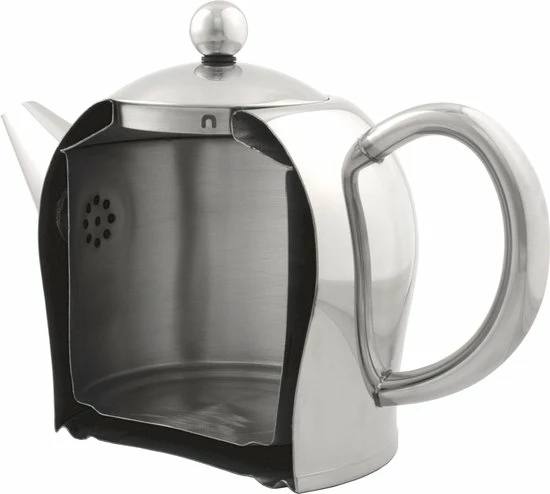 Bredemeijer - Theepot Bella Ronde 1,2L Vlakke Bodem Zwart Beslag- Dubbelwandig 10 Bredemeijer - Theepot Bella Ronde 1,2L Vlakke Bodem Zwart Beslag- Dubbelwandig - Afbeelding 8