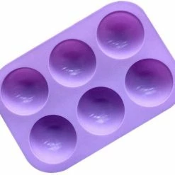 BukkitBow - Siliconen Bakvorm 6 Halve Bollen - Brownies/Cupcakevorm/cakevorm/ Bak&Pan Decoraties -Maxwell & Williams winkel 550x497