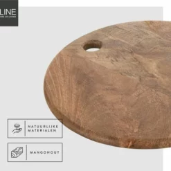 J-Line Snijplank Hout - Ronde Snijplank – Duurzaam Materiaal - 30x30x1.5 Cm – Mangohout 13 J-Line Snijplank Hout - Ronde Snijplank – Duurzaam Materiaal - 30x30x1.5 Cm – Mangohout -Maxwell & Williams winkel 550x501