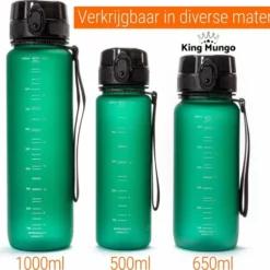 Drinkfles 650ml - Sport Bidon Drinkbus Luxe Hoge Kwaliteit - Groen - King Mungo -Maxwell & Williams winkel 550x505 1