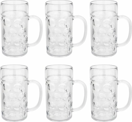 MyDrinkglass Plastic Bierpul | Bierpul Plastic | 6 Stuks | Oktoberfest | Plastic Glazen | Zero Waste | Herbruikbaar | Onbreekbare Bierpullen | 500 Ml | 3 MyDrinkglass Plastic Bierpul | Bierpul Plastic | 6 Stuks | Oktoberfest | Plastic Glazen | Zero Waste | Herbruikbaar | Onbreekbare Bierpullen | 500 Ml |