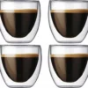 Mastersøn Dubbelwandige Koffieglazen - Set Van 4 - Dubbelwandige Glazen - Theeglazen - 160ML - 160 ML - Cappuccino - Thee - Espresso - Caffè Lungo - Ook Geschikt Voor Krups, Senseo & Nespresso -Maxwell & Williams winkel 550x508 2