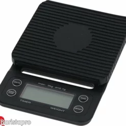 Barista Pro BaristaPro Weegschaal Met Timer - 0.1 Gram Tot 3000 Gram + GRATIS BaristaPro Microvezeldoek Met Haak 50x30cm
