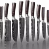 All4you Japanse Messenset - Japanse Messen - Koksmessen Set- Damascus Mes - 9 Delige Messenset -Maxwell & Williams winkel 550x512