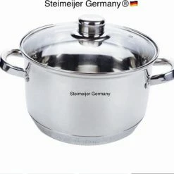 Steinmeijergermany Steinmeijer Stoompannenset RVS 6L- Ø 26 Cm - 3-delig - Voorzien Van 6-Laags Bodem -Maxwell & Williams winkel 550x514 4