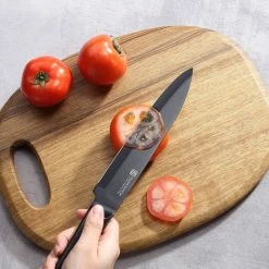 PAUDIN RC3 Professioneel RVS Keramisch Gecoat Vleesmes 20 Cm - Vlijmscherp Keukenmes Gemaakt Van Hoogwaardig Roestvast Duits Carbonstaal - Zwarte Non-Stick Keramische Coating - Extra Hygiënisch 20 PAUDIN RC3 Professioneel RVS Keramisch Gecoat Vleesmes 20 Cm - Vlijmscherp Keukenmes Gemaakt Van Hoogwaardig Roestvast Duits Carbonstaal - Zwarte Non-Stick Keramische Coating - Extra Hygiënisch -Maxwell & Williams winkel 550x514 5