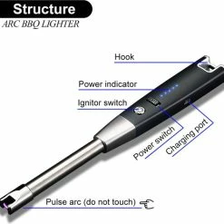 PLASMA - Plasma Aansteker - Oplaadbare Plasma USB Aansteker - Elektrische Aansteker - Arc Lighter - Blauw -Maxwell & Williams winkel 550x526 5
