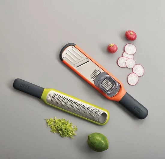 Joseph Joseph Rasp Mini - 2 In 1 - Oranje 13 Joseph Joseph Rasp Mini - 2 In 1 - Oranje - Afbeelding 11