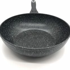 Blackstone Sterk Home - Wokpan 28cm In Steen-look, Gegoten Aluminium, Anti-Aanbaklaag, Geschikt Voor Alle Warmtebronnen, Ook Inductie -Maxwell & Williams winkel 550x528 5