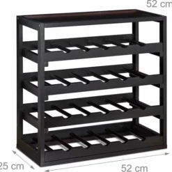 Relaxdays Wijnrek - 4 Etages - 20 Flessen - Hout 12 Relaxdays Wijnrek - 4 Etages - 20 Flessen - Hout -Maxwell & Williams winkel 550x534 3