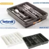 Tontarelli Mixy Verstelbare Bestekbak Met Dubbele Tray B 31,7 Tot 55 X L 41,8 X H7,7 Cm - Wit -Maxwell & Williams winkel 550x535 1