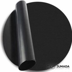 Merkloos Jumada's Grill Oven Barbecue Mat - Bakmat & BBQ Accessoires - Ovenmat - Anti-Kleef - Deegmat - Rond - Klein Circa 25cm