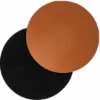 Jay Hill Onderzetters Leer - Zwart / Cognac - Dubbelzijdig - ø 10 Cm - 6 Stuks -Maxwell & Williams winkel 550x547 3