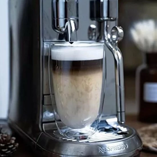 Altom Design Latte Macchiato Glazen - Dubbelwandige Koffieglazen - Dubbelwandige Cappuccino Glazen - 450 ML - 4x 4 Altom Design Latte Macchiato Glazen - Dubbelwandige Koffieglazen - Dubbelwandige Cappuccino Glazen - 450 ML - 4x - Afbeelding 2