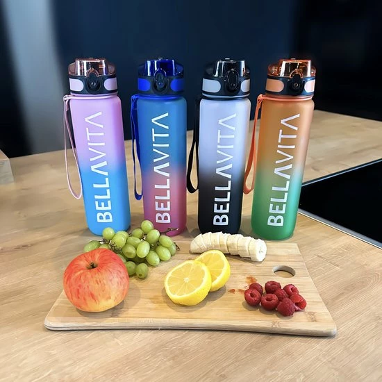 BELLAVITA Drinkfles - Blauw - Waterfles - Drinkfles Volwassenen - Drinkfles Kinderen - Fles - 1 Liter - 1000ml - Tritan - Fruitfilter - Filter - Black Friday - Sinterklaas - Kerst - BPA-vrij - 100% Lekvrij 9 BELLAVITA Drinkfles - Blauw - Waterfles - Drinkfles Volwassenen - Drinkfles Kinderen - Fles - 1 Liter - 1000ml - Tritan - Fruitfilter - Filter - Black Friday - Sinterklaas - Kerst - BPA-vrij - 100% Lekvrij - Afbeelding 7