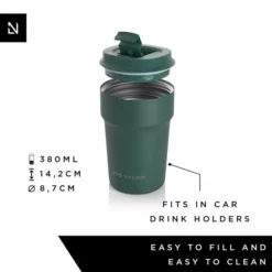 LARS NYSØM Roestvrij Stalen Koffiemok 'Bevægelse' 380ml Bayberry -Maxwell & Williams winkel 550x550 135