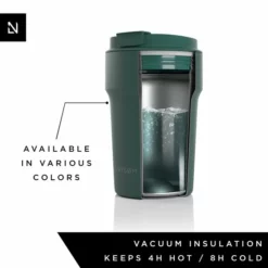 LARS NYSØM Roestvrij Stalen Koffiemok 'Bevægelse' 380ml Bayberry -Maxwell & Williams winkel 550x550 137