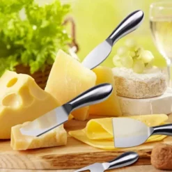 Merkloos Kaasmessen Set - RVS - 4 Stuks - Neutraal -Maxwell & Williams winkel 550x550 142