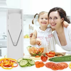 Börner Mandoline V1 Profi | 7-delige Set | 5 Snijdiktes | Geschikt Als Frietsnijder | BPA-vrij En Roestvrij | Wit -Maxwell & Williams winkel 550x550 145