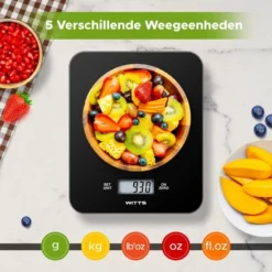 Witts Digitale Precisie Keuken Weegschaal – 1gr Tot 15 Kg – Tarra Functie – Elektrisch – Zwart 14 Witts Digitale Precisie Keuken Weegschaal – 1gr Tot 15 Kg – Tarra Functie – Elektrisch – Zwart -Maxwell & Williams winkel 550x550 17