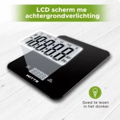 Witts Digitale Precisie Keuken Weegschaal – 1gr Tot 15 Kg – Tarra Functie – Elektrisch – Zwart 17 Witts Digitale Precisie Keuken Weegschaal – 1gr Tot 15 Kg – Tarra Functie – Elektrisch – Zwart -Maxwell & Williams winkel 550x550 19
