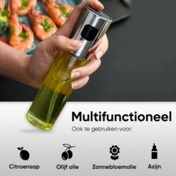 Dele® RVS Olijfolie Sprayer Met Accessoires – Cooking Spray – Bakspray – Olie Fles Spuit – Olieverstuiver Voor Keuken – 100ml -Maxwell & Williams winkel 550x550 206
