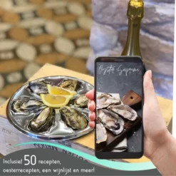 TEN® - RVS Oesterhandschoen Maat M Met Binnenhandschoen + Recepten EBook & Giftcard - Slagershandschoen - Snijbestendige Vlees Handschoenen - Oester Vis Seafood - Giftset/Cadeauverpakking -Maxwell & Williams winkel 550x550 269