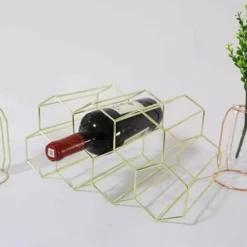 Live Deals Wijnrek Hexagon 9 Flessen | Flessenrek | Wijn Accessoires | Wijnkast | Wijnrek Metaal | Wijnrekken | Wijnfleshouder | Wijnhouder | Goud -Maxwell & Williams winkel 550x550 28