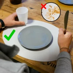 In Round Placemats Pakket – 4 Stuks – Lederlook Kunststof – Ovaal -Maxwell & Williams winkel 550x550 284