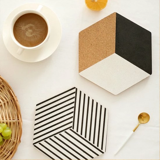 Culistar® Onderzetters Pannen - Pannenonderzetters - Onderzetters Kurk - Set Van 4 - Luxe En Sierlijk 8 Culistar® Onderzetters Pannen - Pannenonderzetters - Onderzetters Kurk - Set Van 4 - Luxe En Sierlijk - Afbeelding 6