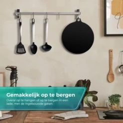 NexxTools Inductie Beschermer - 4 Stuks Zwart - Anti Slip Mat - Siliconen Mat - Inductiebeschermer - Pannen Onderzetter - Afdek Voor Kookplaat -Maxwell & Williams winkel 550x550 367