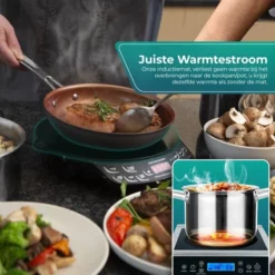 NexxTools Inductie Beschermer - 4 Stuks Zwart - Anti Slip Mat - Siliconen Mat - Inductiebeschermer - Pannen Onderzetter - Afdek Voor Kookplaat -Maxwell & Williams winkel 550x550 371