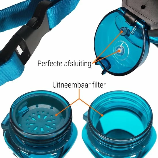 Drinkfles Herbruikbare Waterfles | 500 Ml Lichtblauw | Vaatwasserbestendig Drinkbus Bidon | King Mungo KMDF006 8 Drinkfles Herbruikbare Waterfles | 500 Ml Lichtblauw | Vaatwasserbestendig Drinkbus Bidon | King Mungo KMDF006 - Afbeelding 6