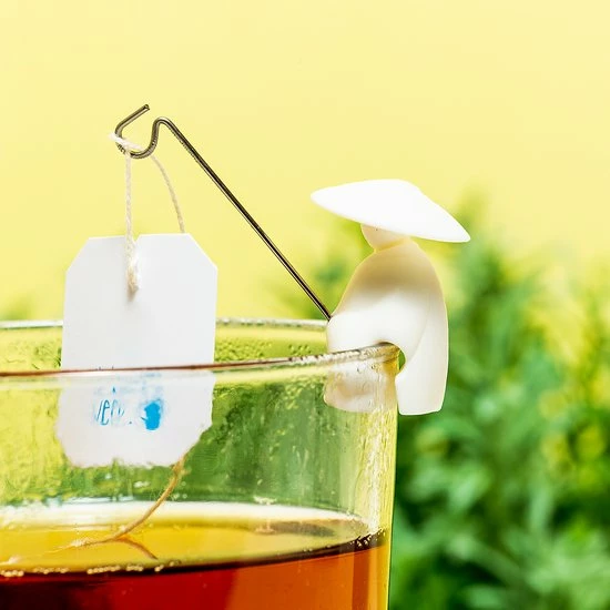 Kikkerland Theetip - Theezakje Houder - Fishermen Design 3 Kikkerland Theetip - Theezakje Houder - Fishermen Design