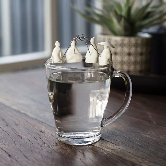 Kikkerland Theetip - Theezakje Houder - Fishermen Design 7 Kikkerland Theetip - Theezakje Houder - Fishermen Design - Afbeelding 5