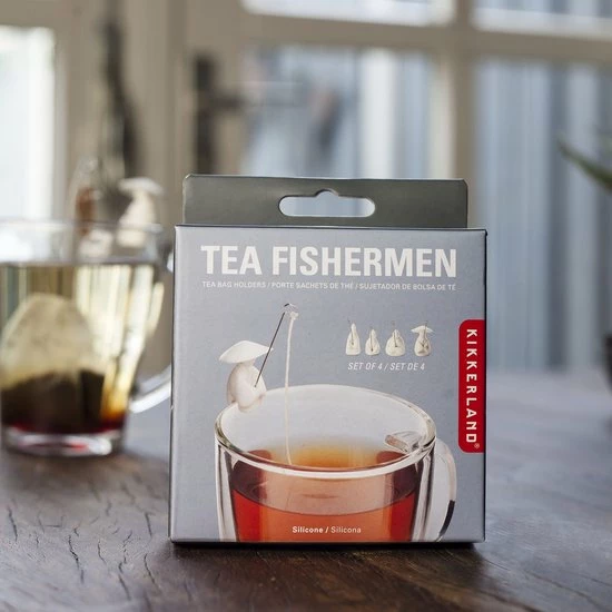 Kikkerland Theetip - Theezakje Houder - Fishermen Design 9 Kikkerland Theetip - Theezakje Houder - Fishermen Design - Afbeelding 7