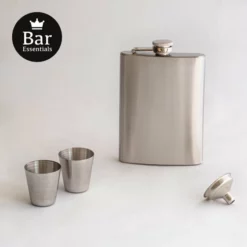 Bar Essentials® Heupfles RVS - Zakflacon - Platvink - Heupflacon - Gifbox 10 Bar Essentials® Heupfles RVS - Zakflacon - Platvink - Heupflacon - Gifbox -Maxwell & Williams winkel 550x550 470