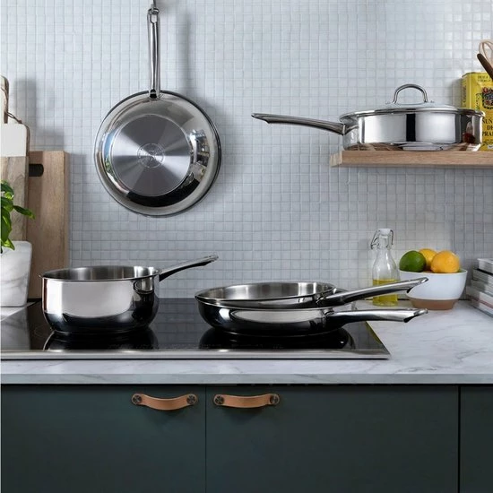 BK Bright Koekenpan 28 Cm RVS 4 BK Bright Koekenpan 28 Cm RVS - Afbeelding 2