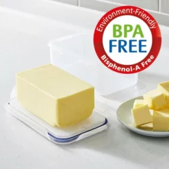 Lock&Lock Botervloot Met Deksel - Set Van 2 Stuks - 460 Ml - Transparant -Maxwell & Williams winkel 550x550 511