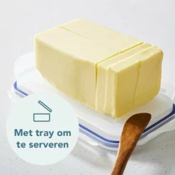 Lock&Lock Botervloot Met Deksel - Set Van 2 Stuks - 460 Ml - Transparant -Maxwell & Williams winkel 550x550 512