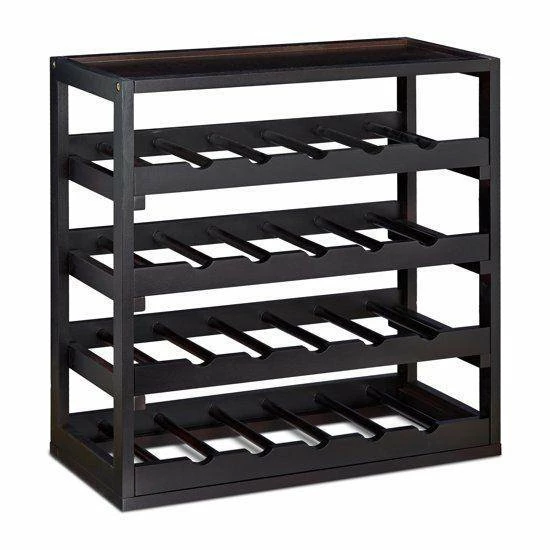 Relaxdays Wijnrek - 4 Etages - 20 Flessen - Hout 9 Relaxdays Wijnrek - 4 Etages - 20 Flessen - Hout - Afbeelding 7