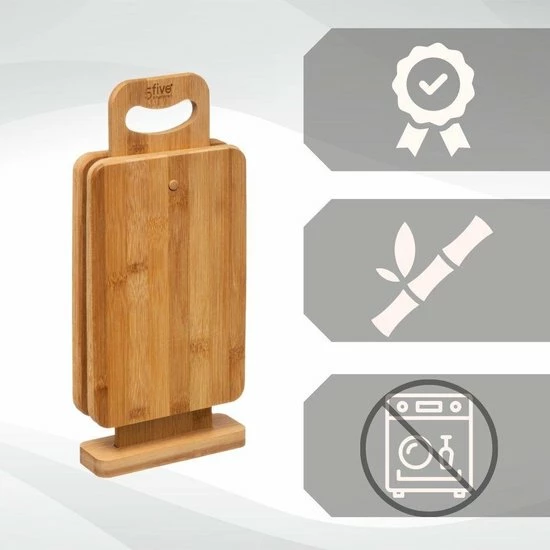 Orange85 Borrelplank - 2 Stuks -Hout - 36x18,5x32 Cm - Rechthoekig - Bruin - Serveerplank - Keukengerei 6 Orange85 Borrelplank - 2 Stuks -Hout - 36x18,5x32 Cm - Rechthoekig - Bruin - Serveerplank - Keukengerei - Afbeelding 4