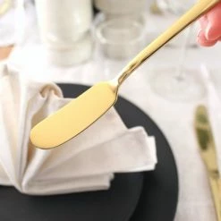 House Of Husk Botermesjes Set - Goud - RVS - Botermes - Smeermessen - Tapas Mesjes - 6 Stuks -Maxwell & Williams winkel 550x550 559