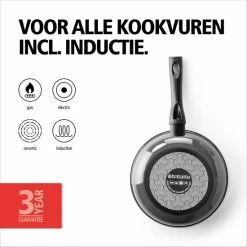 BRABANTIA LIVING Koekenpan - Ø 30 Cm - Antiaanbak - Inductie - Zwart 8 BRABANTIA LIVING Koekenpan - Ø 30 Cm - Antiaanbak - Inductie - Zwart -Maxwell & Williams winkel 550x550 573