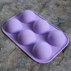 BukkitBow - Siliconen Bakvorm 6 Halve Bollen - Brownies/Cupcakevorm/cakevorm/ Bak&Pan Decoraties