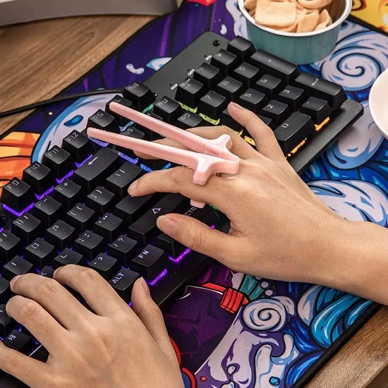 Esku Vinger Eetstokjes - Multifunctioneel - Gadget - 2pack - Zwart - Hygiënisch - Joystick Controller Accessoire - Finger Chopsticks - Snack 9 Esku Vinger Eetstokjes - Multifunctioneel - Gadget - 2pack - Zwart - Hygiënisch - Joystick Controller Accessoire - Finger Chopsticks - Snack - Afbeelding 7