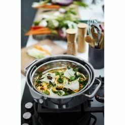 WMF Vitalis Stoom-en Braadpan - Ø 28 Cm - RVS -Maxwell & Williams winkel 550x550 712